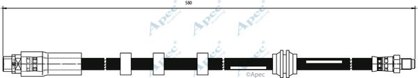 APEC BRAKING Bremžu šļūtene HOS3812